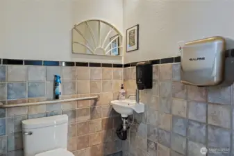 Salon half bath.