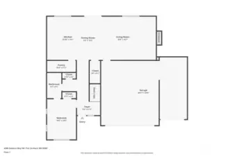 Floor plan downstairs