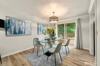 Formal Dining w/ Easy Deck Access