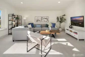 Vaulted Ceilings in your Large Bonus Space