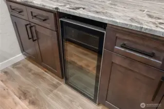 Refrigerator in wet bar