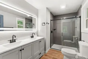 Beautiful primary bathroom