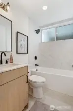 Main floor full bath