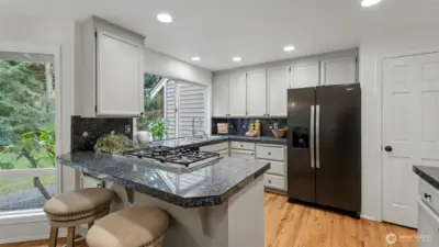 Pantry through door on the right.