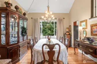 Formal dining area is just one of two dining options for this home.