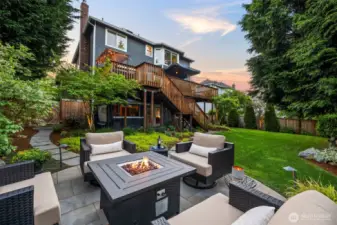 or enjoy countless nights below in the lower yard.