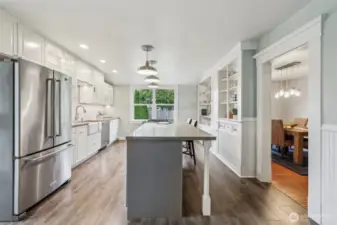 1906 farmhouse that feels open concept