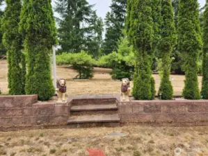 Stairway to the orchard