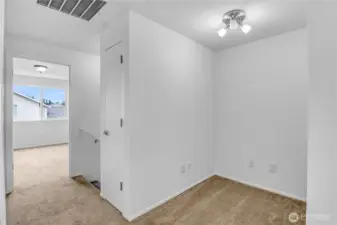 Little space in between rooms upstairs