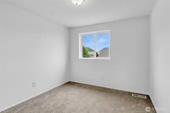One of the bedrooms upstairs