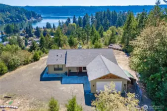 Generous lot with space to accommodate your RV or recreational toys.