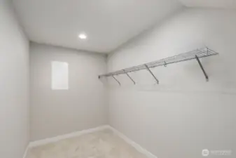 Large finished room next to the garage.