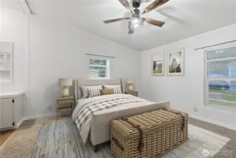 Primary Bedroom Virtually Staged