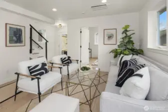 Great room.  This sunny space is just where you want to be!