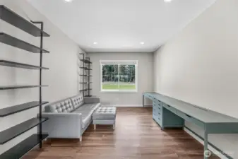 The 4th bedroom is also an excellent space for an office.