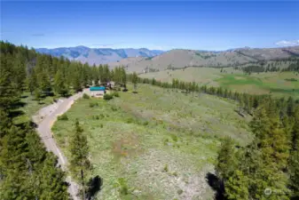 Entry gate driveway to Off-grid cabin and fun times.