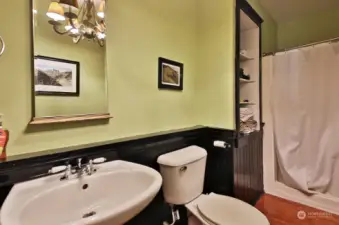 Full bathroom on main floor