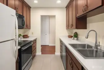 Updated kitchen with newer appliances