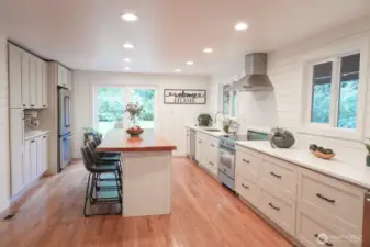 Updated Kitchen with beautiful countertops