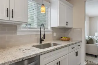 Kitchen with Granite Countertops