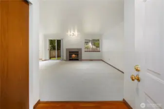 Newly painted interior