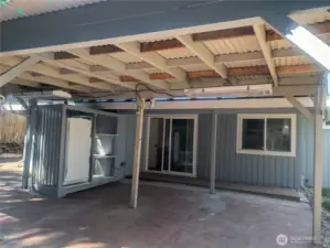 large covered patio
