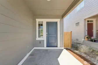 Covered front porch