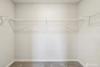Primary walk in closet