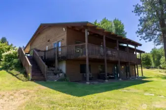 Large house with daylight basement