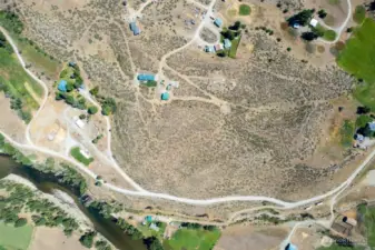25 acres with two parcels, upper building sites with stunning 360 degree views