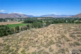 25 acres with two parcels, upper building sites with stunning 360 degree views