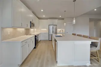 Plenty of room for a quiet night in, or for entertaining your guests or neighbors!