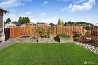 Perfect spot for the gardening enthusiast.