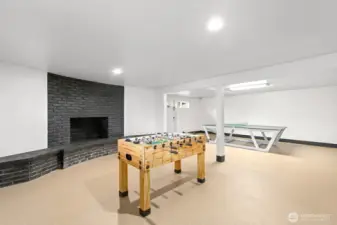 Separate game room in updated clubhouse.