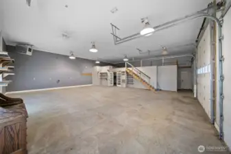 Interior of large shop.