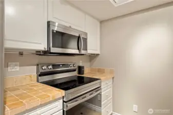 New oven and microwave