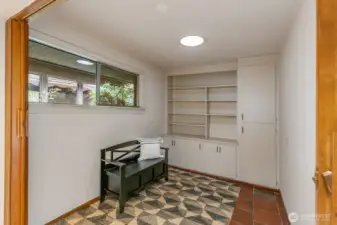 Office area off of foyer.