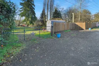 Gate entery from Bunker Creek Rd