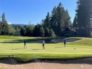 Summer fun golfing at nearby Suncadia resort