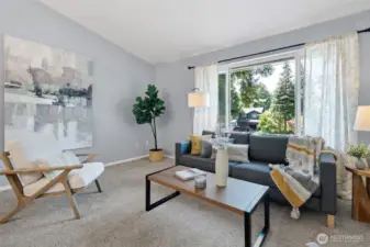 Living Room with large picture window