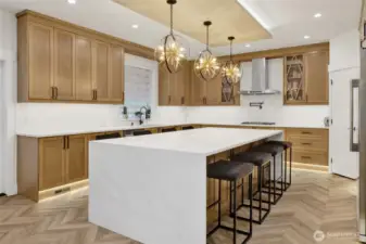 real wood cabinets