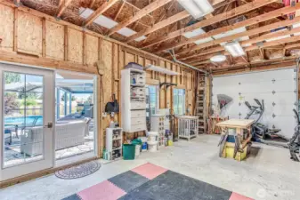 Interior Detached Garage / Shop