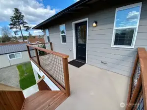 Back Deck with Stairs