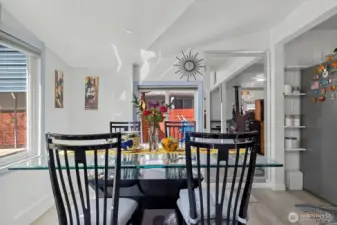 Plenty of space for dining