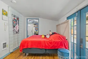 Bedroom connecting to bonus room