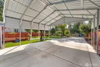 6 pointed oversized carport