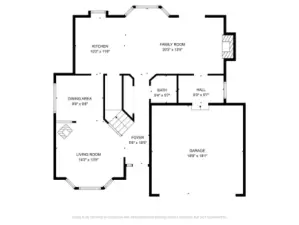 Lower level floor plan