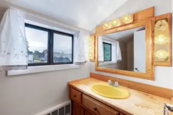 Half bath upstairs