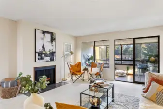 Welcome to this splendid residential retreat.  The expansive living room, and heart of the home, is surrounded by wall-to-wall picture windows opening to tranquil views of nature beyond.  This central living area delivers a seamless flow to the lanai and dining room, perfect for relaxed entertaining and a wellness-focused lifestyle.