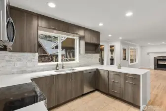 Updated Flat Panel Kitchen